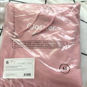 PINK GLOSSIER HOODIE